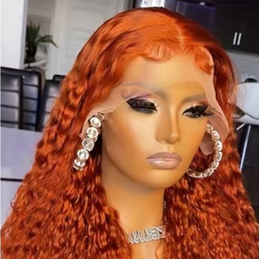 Ginger Orange Deep Wave Human Hair
